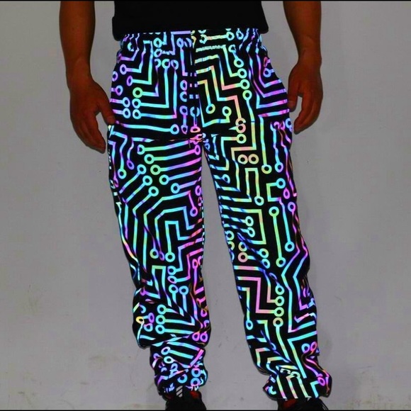 reflectiveClo Pants Mens Reflective Pants Poshmark
